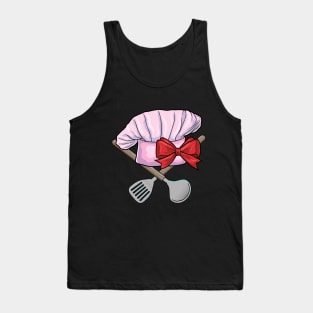 Chef hat with Spoon Tank Top